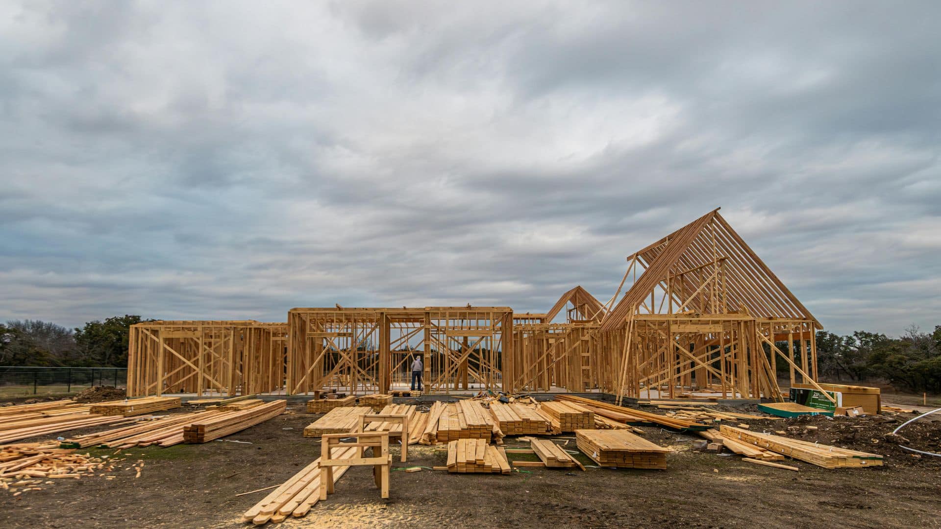 House framing in Moose Jaw